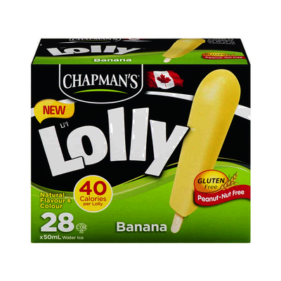 CHAPMANS BANANA LOLLYS [28 pcs]