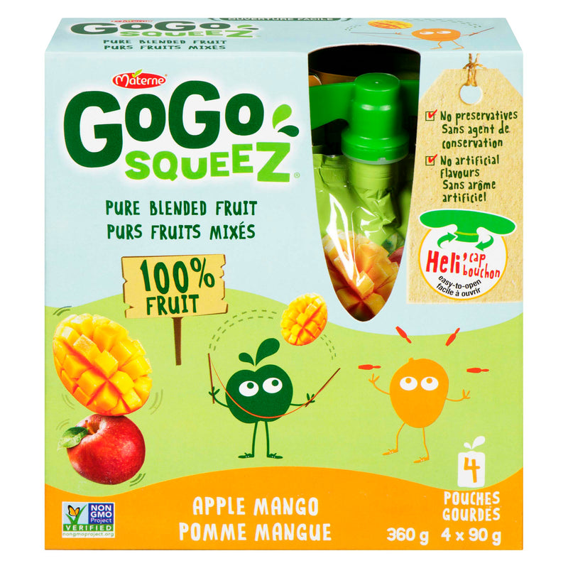 GOGO SQUEEZE APPLE MANGO [4 pkg]