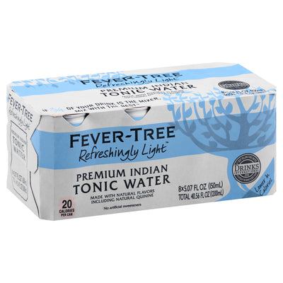 Fever-Tree Premium Indian Refreshingly Light, Tonic Water, 150 mL, 8 ct