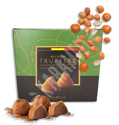 Belgian Truffles, Hazelnut Flavour, 150g