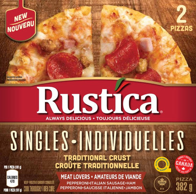 RUSTICA SINGLES MEAT LOVERS [382 g]