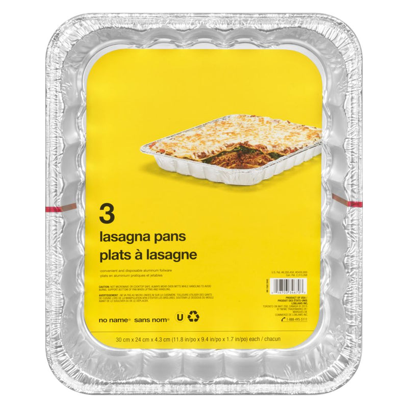 NO NAME LASAGNA PANS [1 ea]