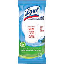 LYSOL WIPES SPRING WATERFALL [30 pcs]
