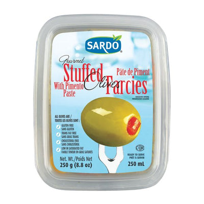 SARDO JUMBO STUFFED OLIVES [250 ml]