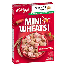 KELLOGGS MINI WHEATS STRAWBERR [390 g]