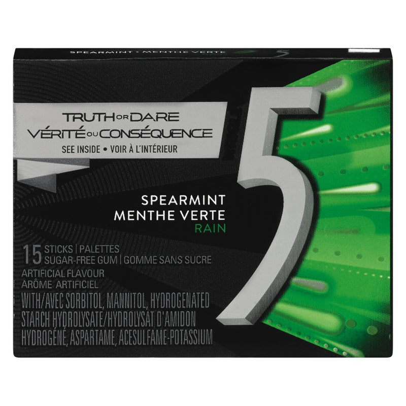 WRIGLEYS 5 GUM SPEARMINT [1 ea]