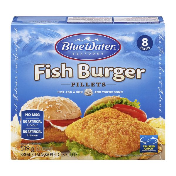BLUE WATER FISH BURGER [519 g]
