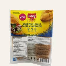 SCHARR GF SANDWICH ROLLS 150 g