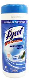 LYSOL DISINFECT WIPES SPRING W [35 pkg]