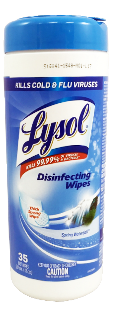 LYSOL DISINFECT WIPES SPRING W [35 pkg]