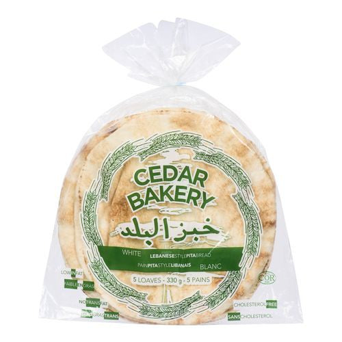 CEDAR BAKERY WHITE LEBANESE PI [330 g]