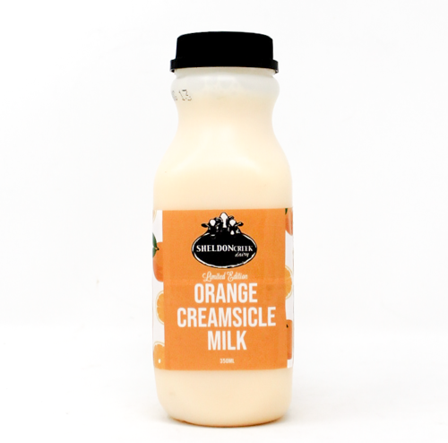 Sheldon Creek Orange Creamsicle Milk, 350 mL