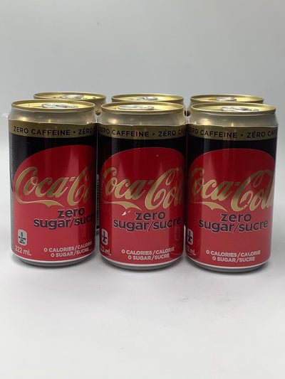 ZERO CAFFEINE COKE ZERO [6 pkg]