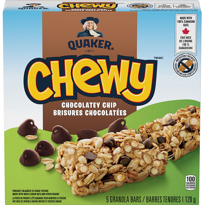 QUAKER CHEWY CHOCOLATE CHIP [120 g]