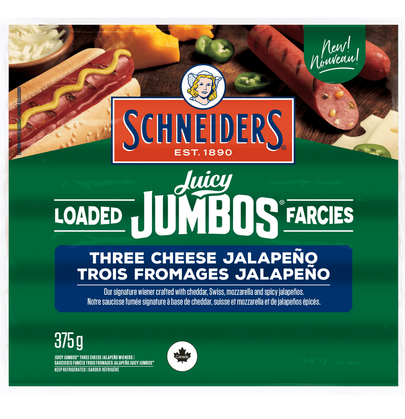 SCHNEIDERS JUICYJUMBO 3 CHEESE [375 g]
