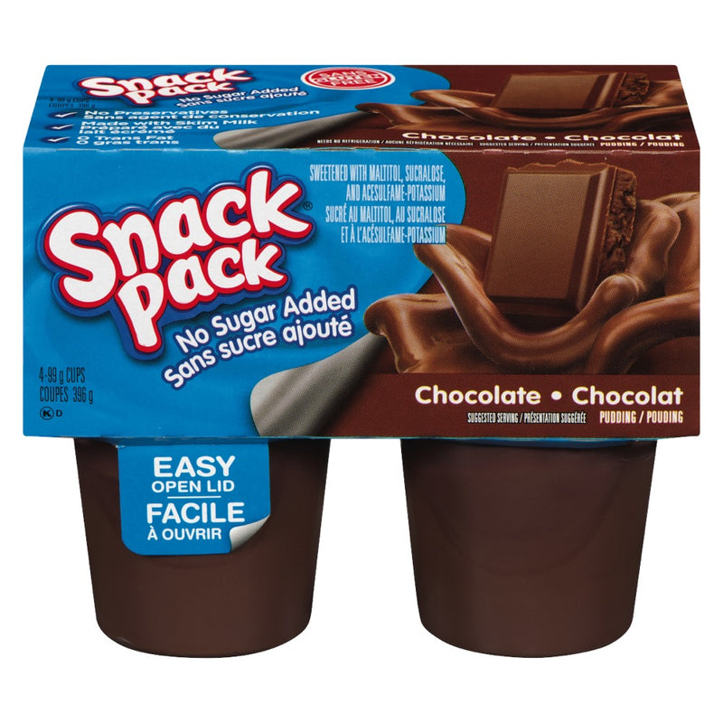 HUNTS NSA CHOCOCLATE PUDDING [4 pkg]