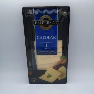 BALDERSON SLICES 1YR AGED CHED [140 g]
