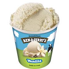 BEN & JERRY VANILLA ICE CREAM [473 ml]