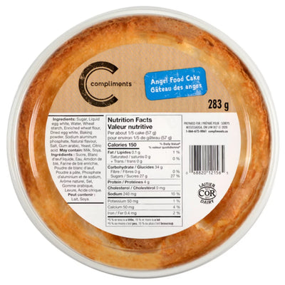 Compliments Angel Food Cake, 283 g