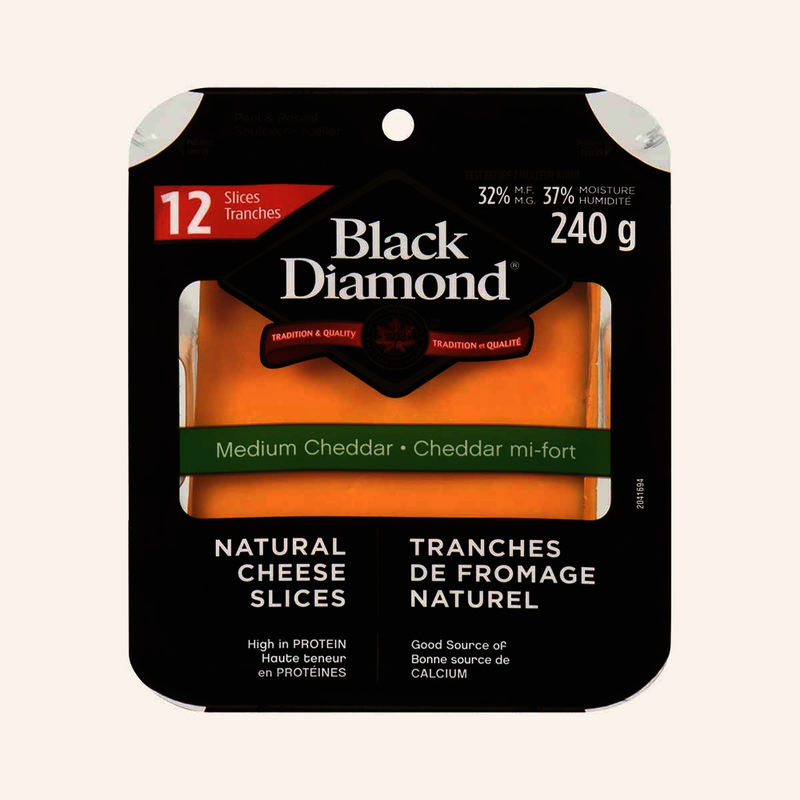 BD NATURAL MED CHED SLICES [240 g]