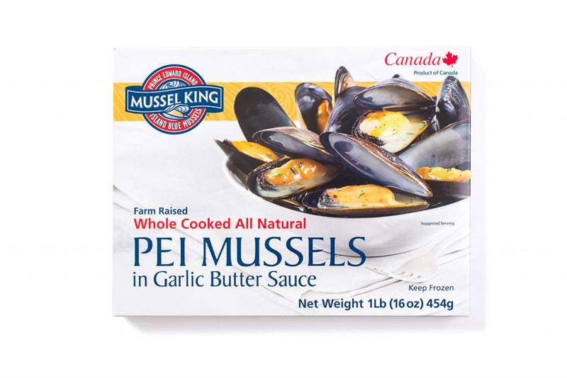 PEI MUSSELS GARLIC & BUTTER SA [454 g]