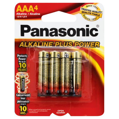 PANASONIC ALKALINE POWER [4 pkg]