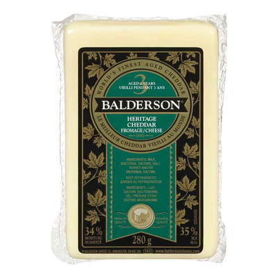 Balderson Heritage Cheddar Cheese, 280 g