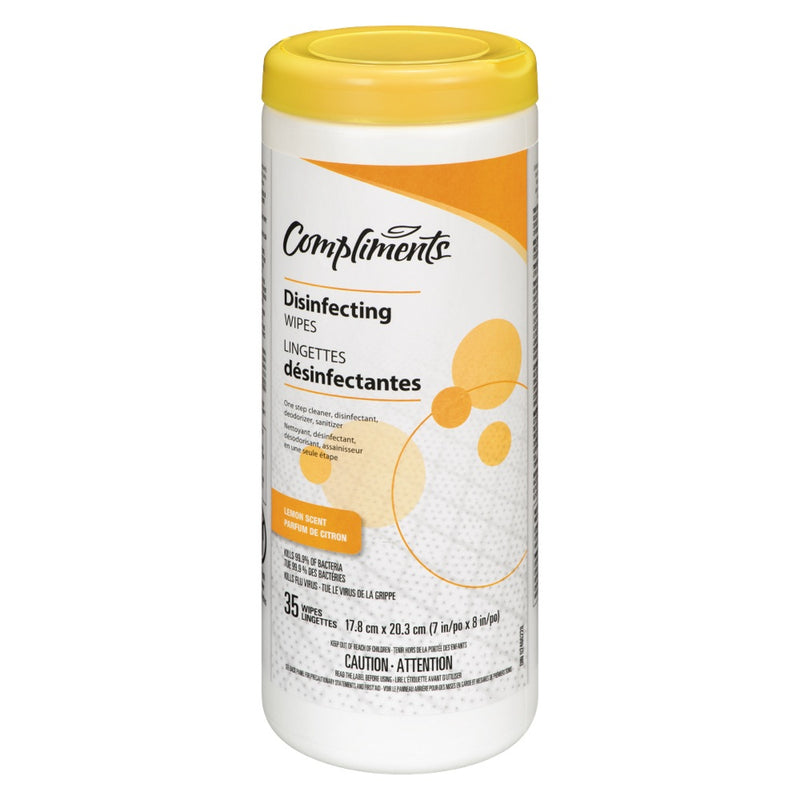 COMPLIMENTS WIPES LEMON [75 ea]