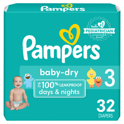 PAMPERS BABY DRY SIZE 3 [23 ea]