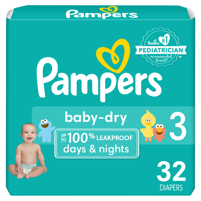 PAMPERS BABY DRY SIZE 3 [23 ea]
