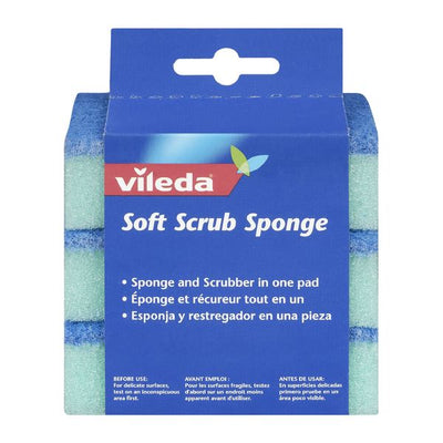 VILEDA SOFT SCRUB SPONGE [1 ea]