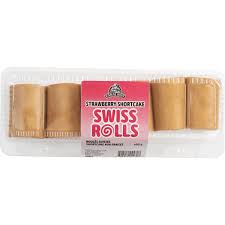 STRAWBERRY SHORTCAKE SWISS ROL [400 g]