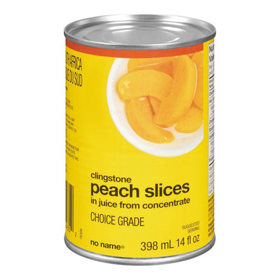 NO NAME PEACH SLICES [398 ml]