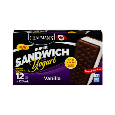 CHAPMANS VAN YOGURT SANDWICH [12 pkg]