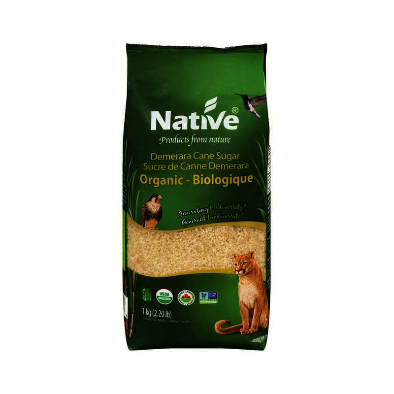 NATIVE ORGANIC DEMERARA SUGAR [1 kg]