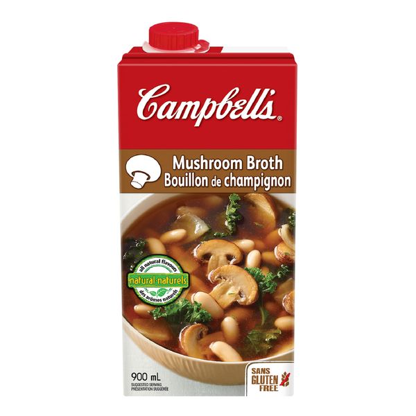 CAMPBELLS MUSHROOM BROTH [900 ml]