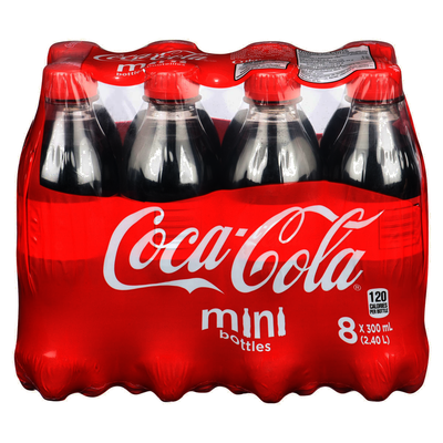 COCA-COLA MINI BOTTLE [8 pkg]