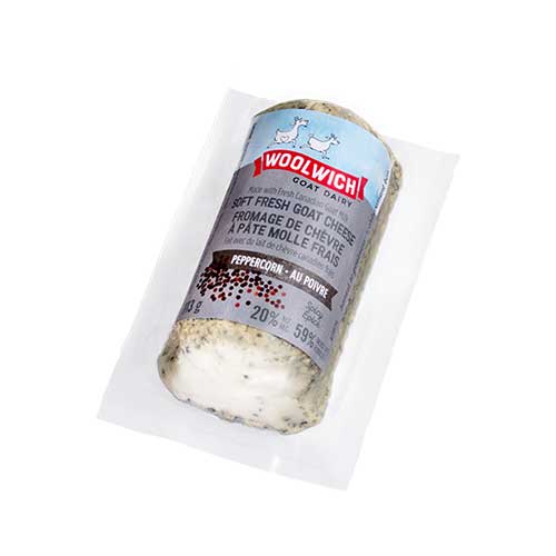 Woolwich Spicy Peppercorn Fresh Soft Goat Cheese, 113g
