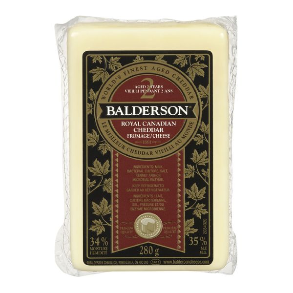 Balderson Royal Canadian Cheddar Cheese, 280 g