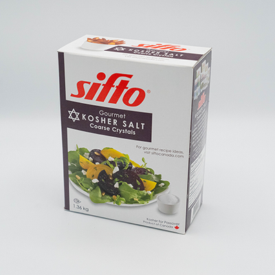 Sifto Gourmet Coarse Crystals Kosher Salt, 1.36 kg