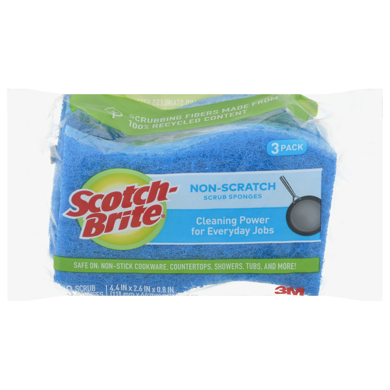 SCOTCH BRITE NO SCRATCH SPONGE [3 pcs]