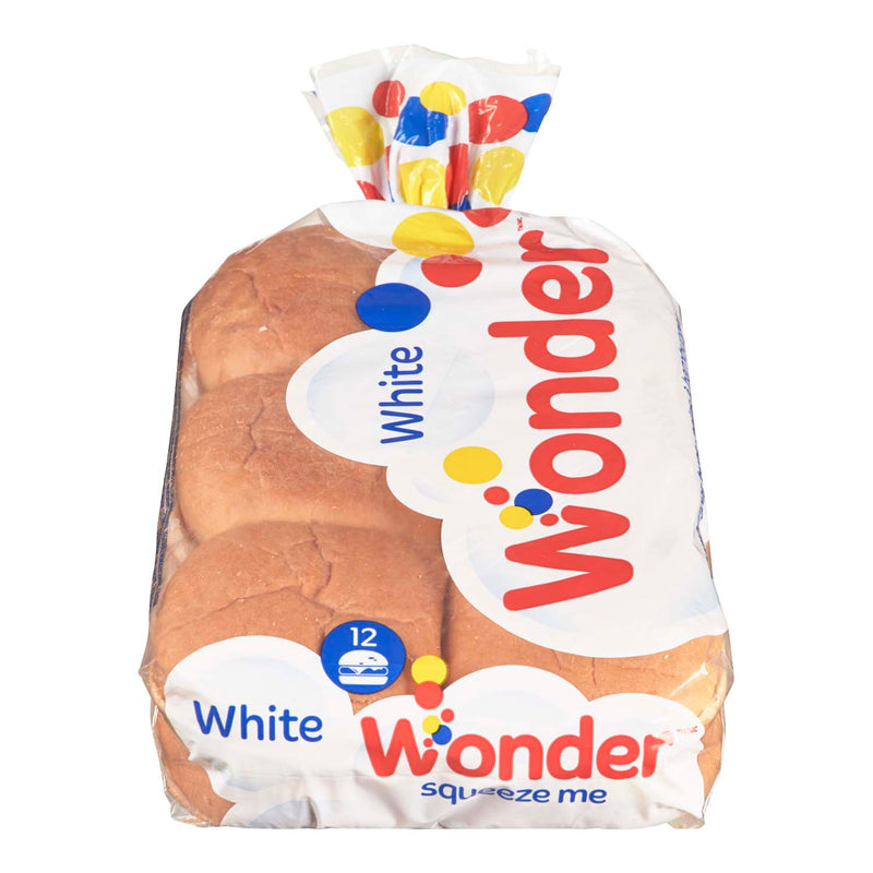 WONDER HAMBURGER BUNS [12 pkg]