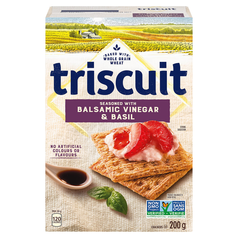 TRISCUIT CRACKERS BAL/BASIL [200 g]