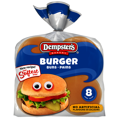 DEMPSTERS BURGER  BUN [8 pkg]