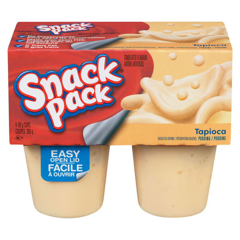 SNACK PACK TAPIOCA PUDDING [4 pkg]