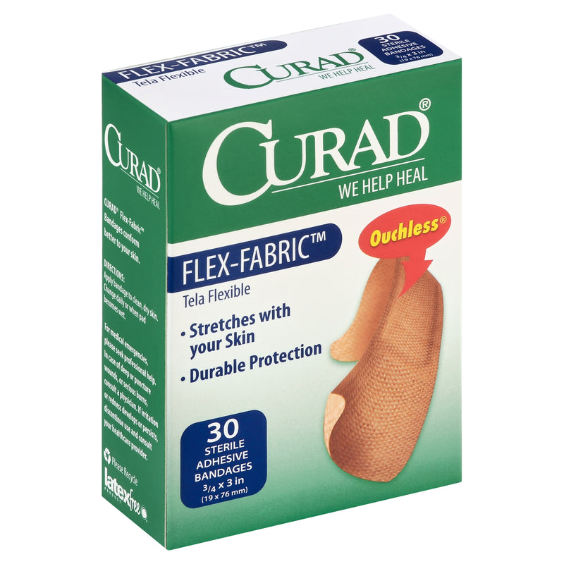 CURAD FLEX FABRIC BANDAIDS [30 pkg]