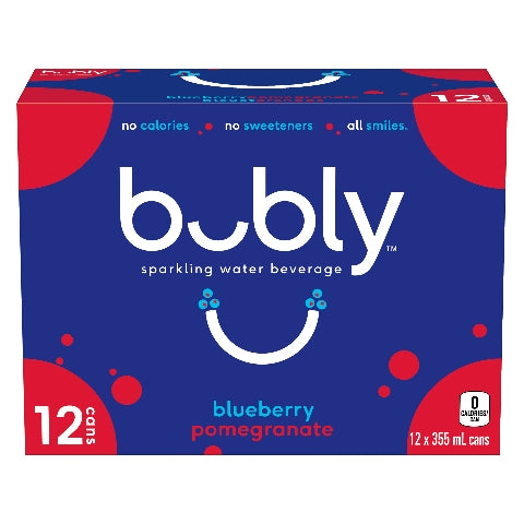 BUBLY BLUE RASPBERRY POM [12 pkg]