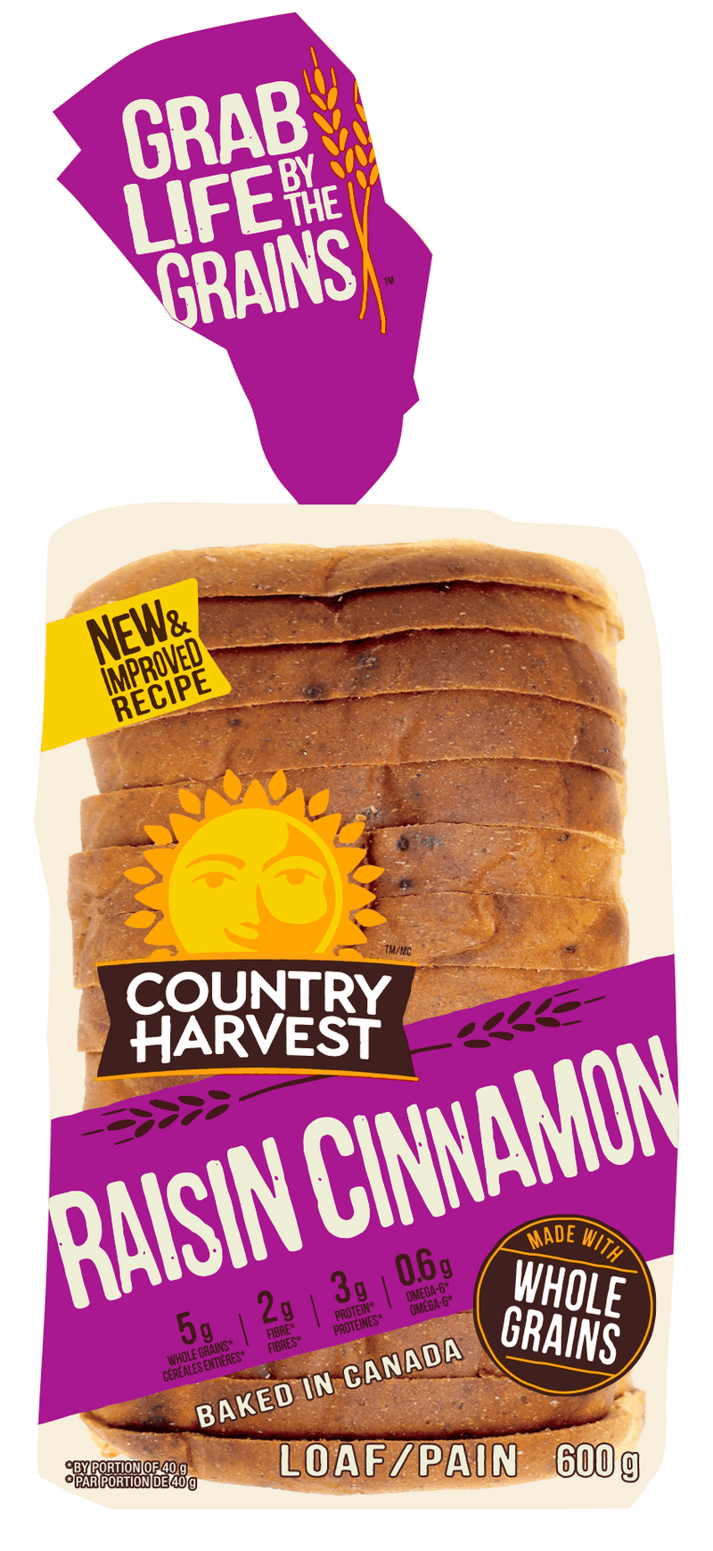 CH CINNAMON RAISIN [600 g] - 2 for $6.50