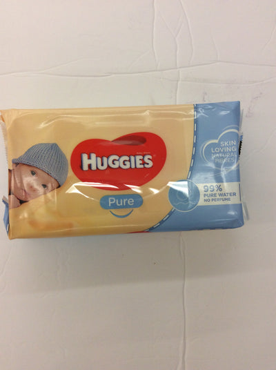 HUGGIES PURE WIPES 56CT [1 ea]