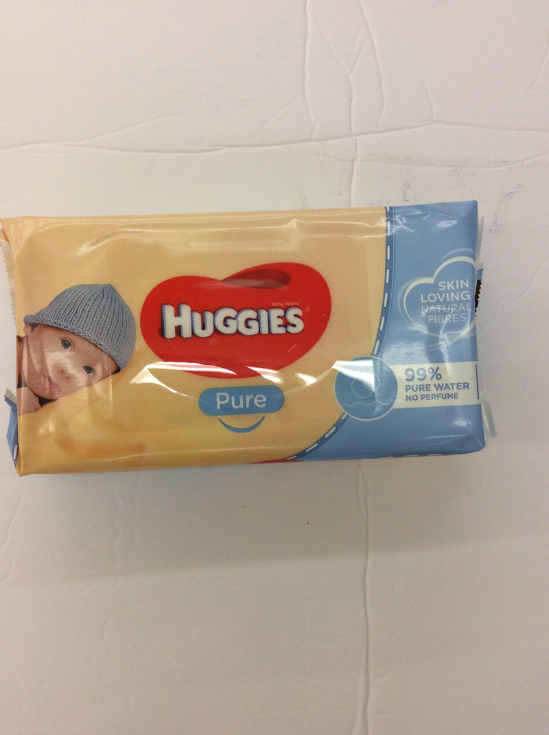 HUGGIES PURE WIPES 56CT [1 ea]